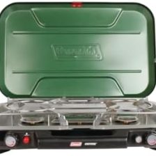 Coleman Classic 3-Burner Propane Camping Stove with InstaStart Ignition, Portable Cooktop with 3 Adjustable Burners & 28,000 BTUs of Power for Camping, Tailgating, Grilling, Hunting & More