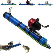 Fishing Catapult Rod, Portable Compact Telescopic Slingshot Fishing Reel, Professional Pole Shooting Hunting Lure Fishings Tools, Saltwater and Freshwater Great Gear for Outdoor Anglers Travel