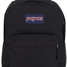 JanSport SuperBreak One Backpacks - Durable, Lightweight Bookbag with 1 Main Compartment, Front Utility Pocket with Built-in Organizer - Premium Backpack, Black